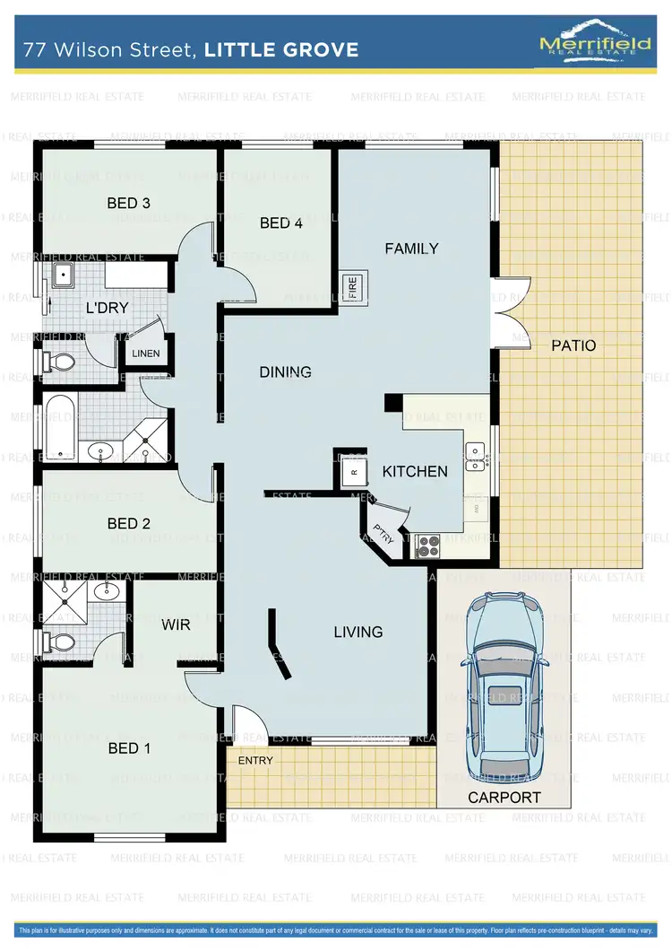Floorplan of Homely house listing, 77 Wilson Street, Little Grove WA 6330