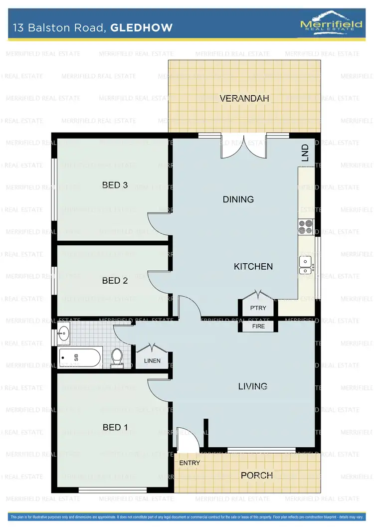 Floorplan of Homely house listing, 13 Balston Road, Gledhow WA 6330