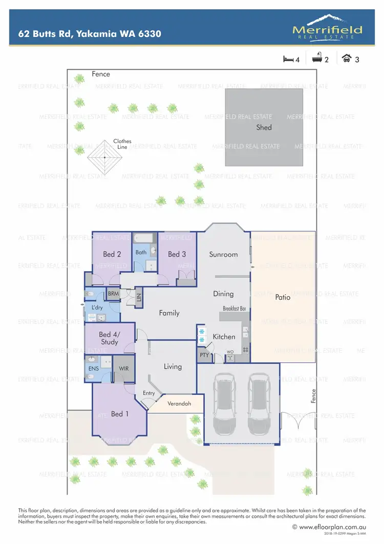 Floorplan of Homely house listing, 62 Butts Road, Yakamia WA 6330