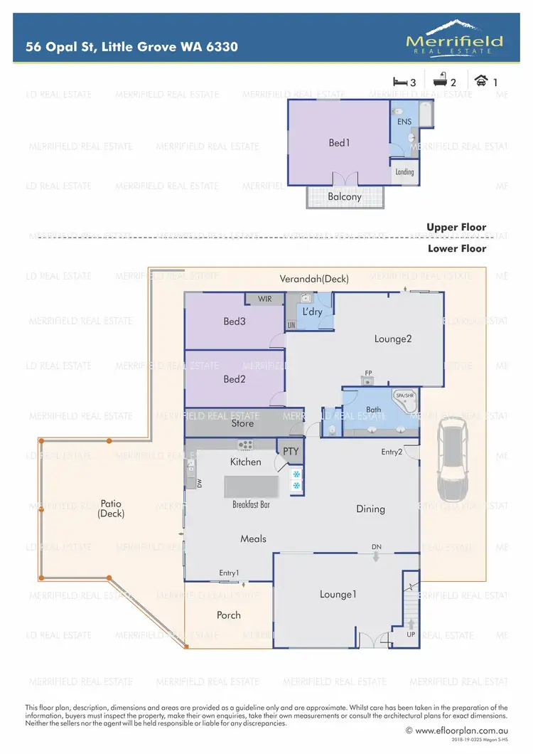 Floorplan of Homely house listing, 56 Opal Street, Little Grove WA 6330