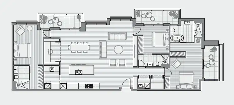 Floorplan of Homely apartment listing, 11/55 New Street, Brighton VIC 3186