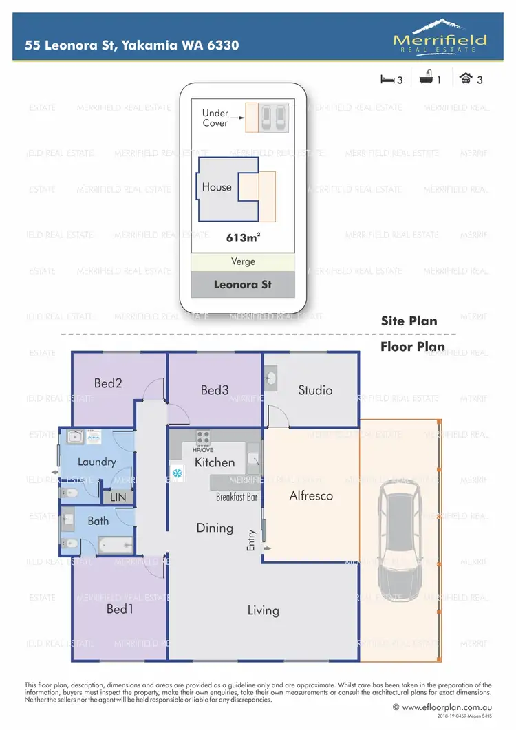 Floorplan of Homely house listing, 55 Leonora Street, Yakamia WA 6330