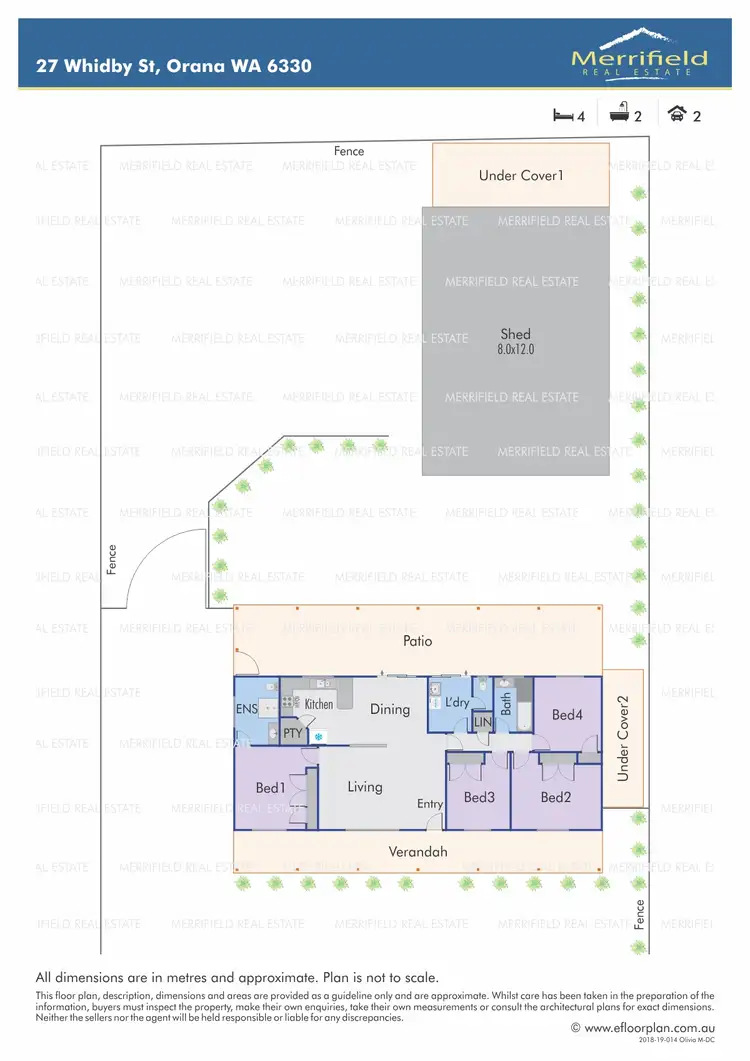 Floorplan of Homely house listing, 27 Whidby Street, Orana WA 6330