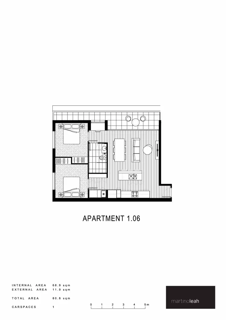 Floorplan of Homely apartment listing, 106/7 Kooyong Road, Armadale VIC 3143