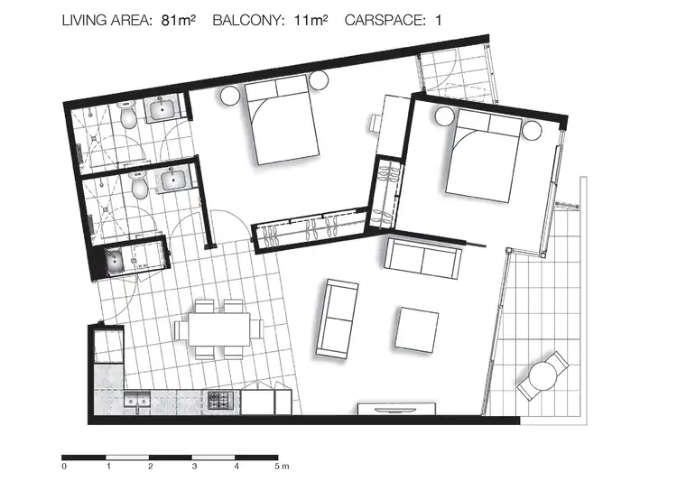 Floorplan of Homely apartment listing, 703/45 Edgewater Boulevard, Maribyrnong VIC 3032
