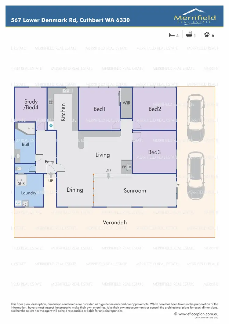 Floorplan of Homely house listing, 567 Lower Denmark Road, Cuthbert WA 6330