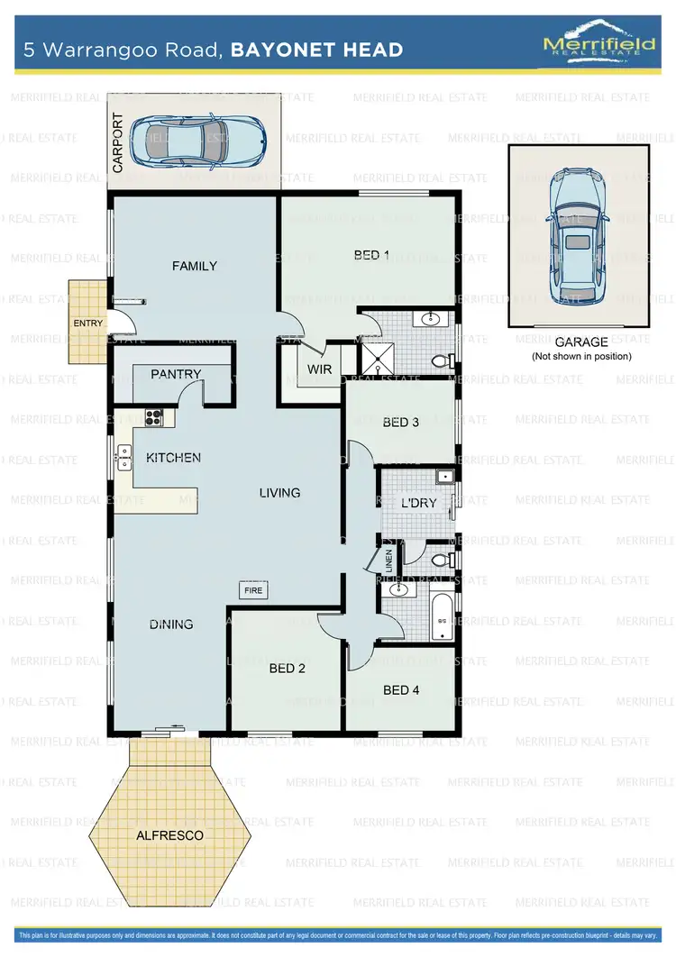 Floorplan of Homely house listing, 5 Warrangoo Road, Bayonet Head WA 6330