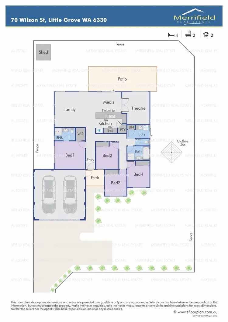 Floorplan of Homely house listing, 70 Wilson Street, Little Grove WA 6330