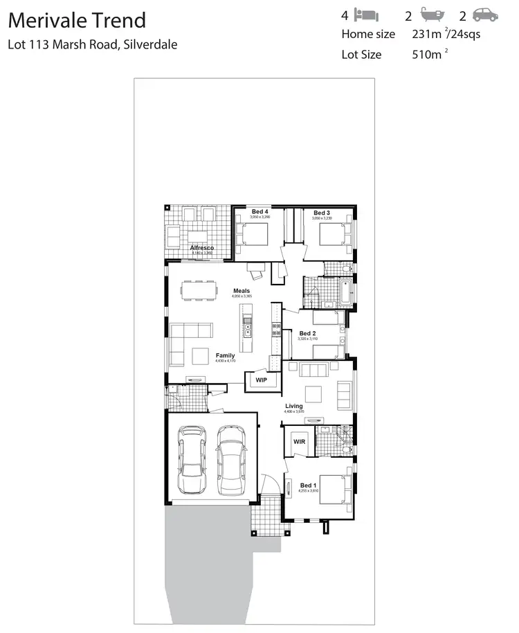Floorplan of Homely house listing, Lot 113 Marsh Road, Silverdale NSW 2752