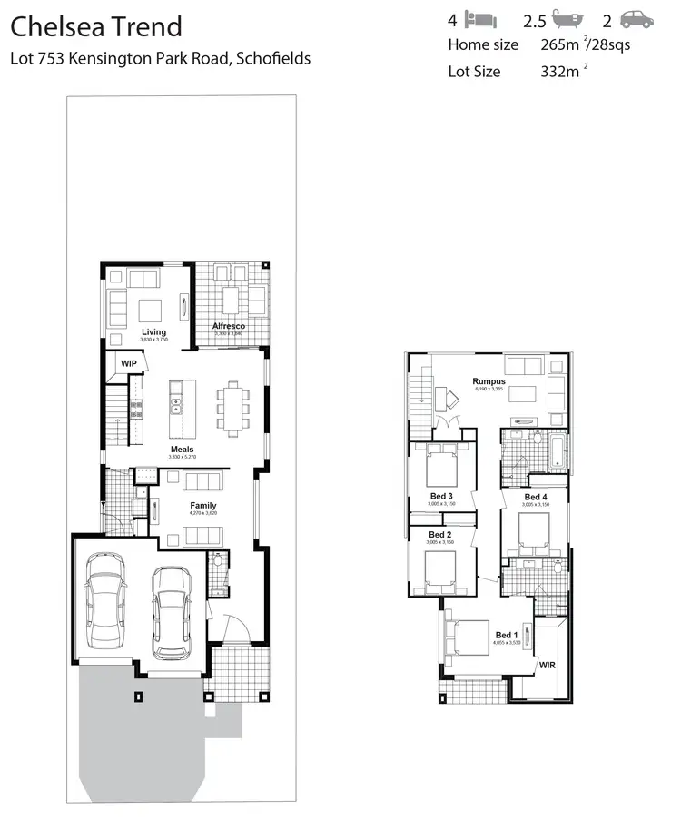 Floorplan of Homely house listing, Lot 753 Kensington Park Road, Schofields NSW 2762