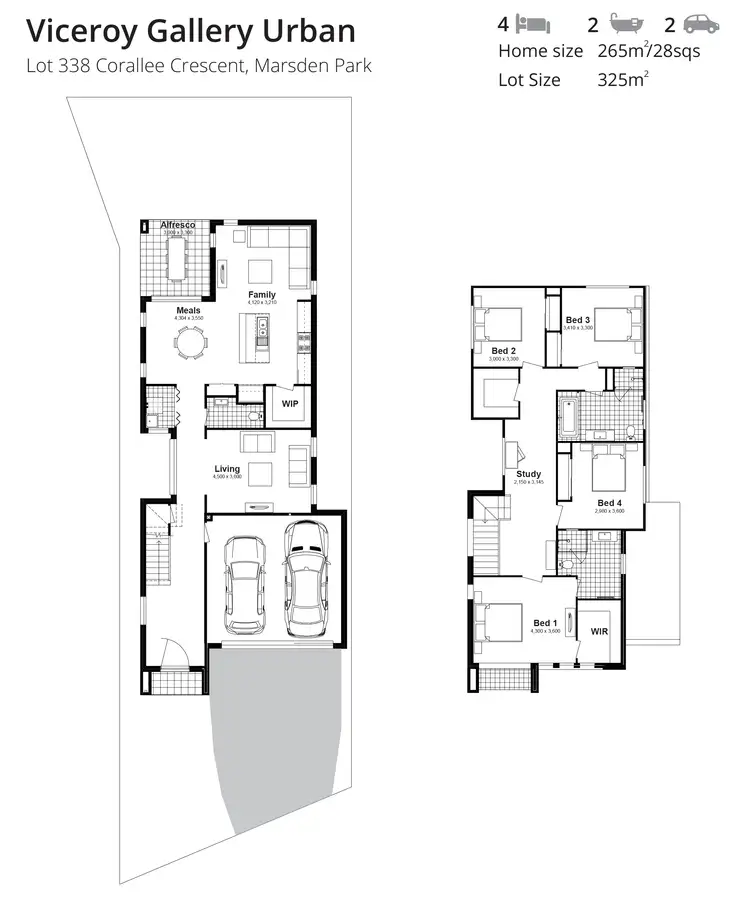 Floorplan of Homely house listing, Lot 338 Corallee Crescent, Marsden Park NSW 2765