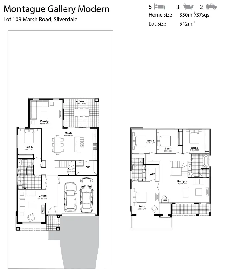 Floorplan of Homely house listing, Lot 109 Marsh Road, Silverdale NSW 2752