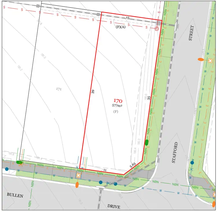 Floorplan of Homely land listing, LOT 170, Lot 170 Bullen Drive, Silverdale NSW 2752