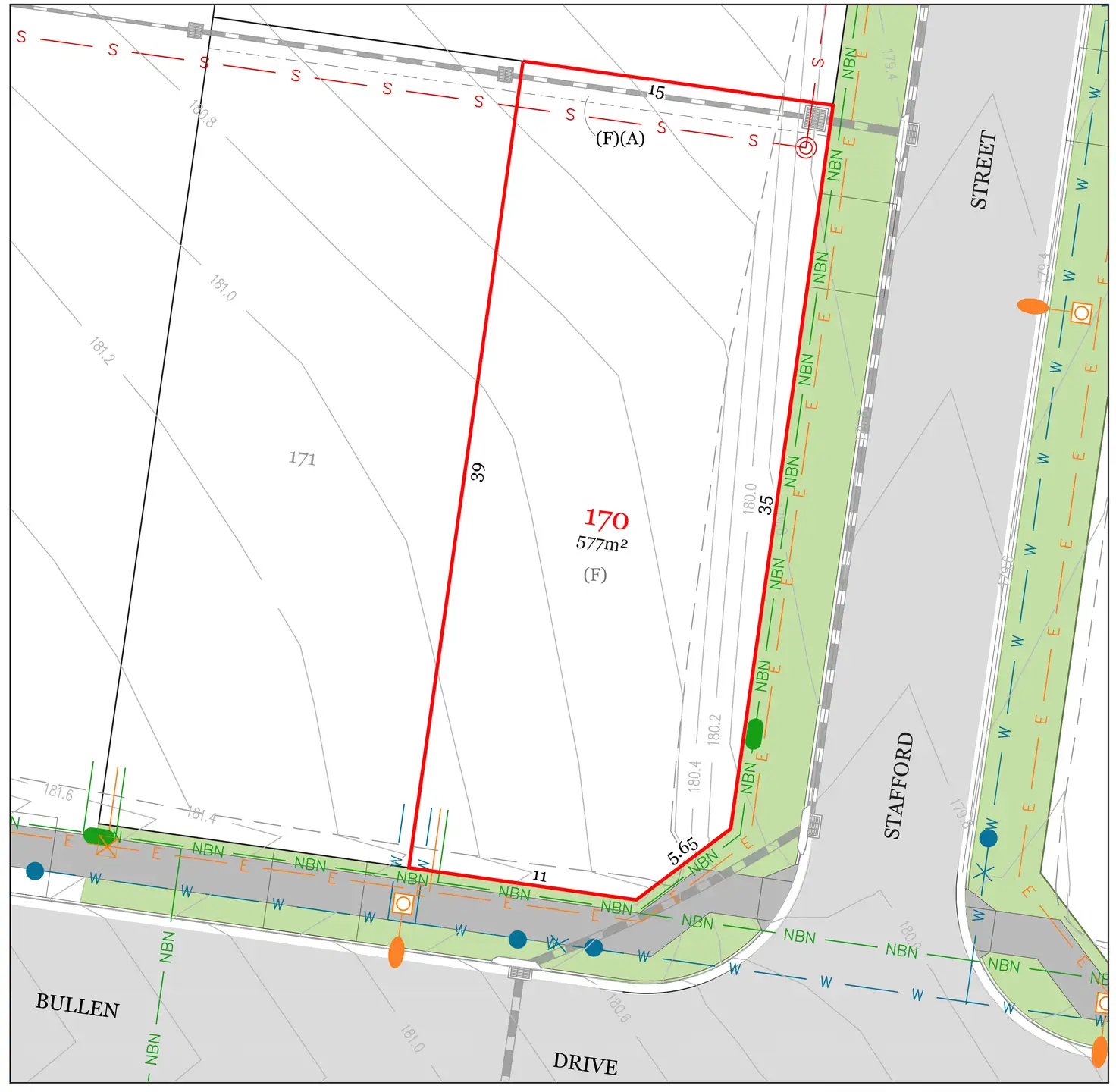 Floorplan of Homely land listing, LOT 170, Lot 170 Bullen Drive, Silverdale NSW 2752