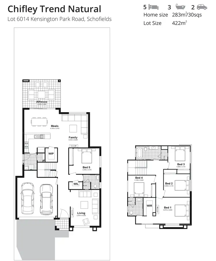 Floorplan of Homely house listing, Lot 6014 Kensington Park Road, Schofields NSW 2762