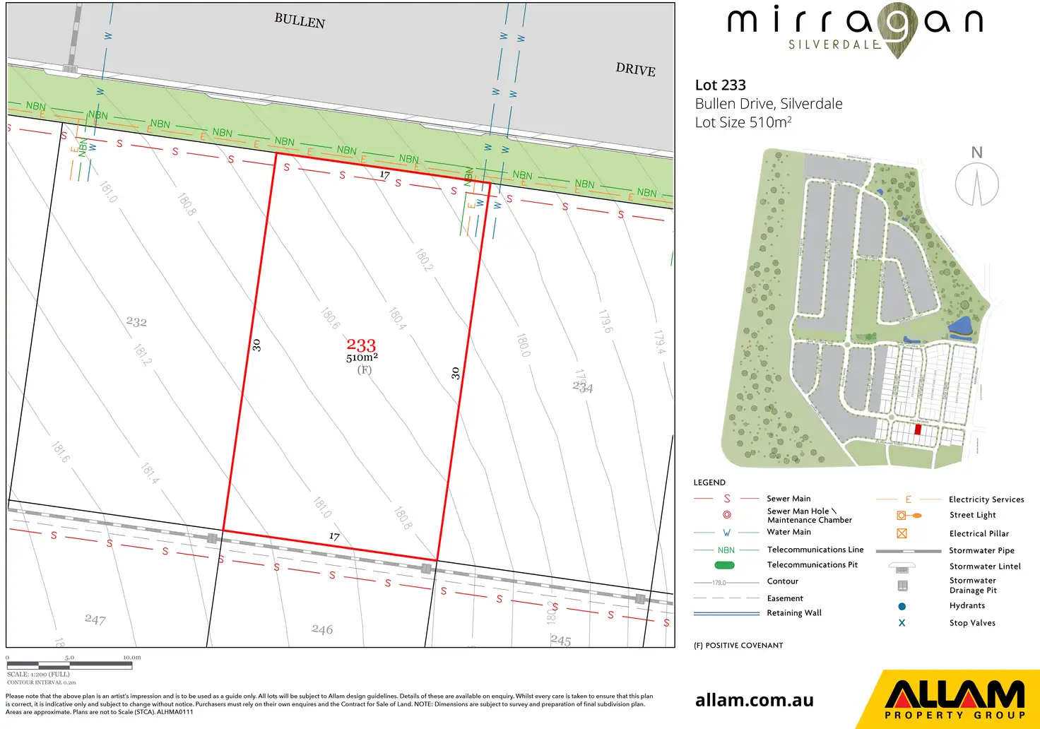 Floorplan of Homely land listing, LOT 233, Lot 233 Bullen Drive, Silverdale NSW 2752
