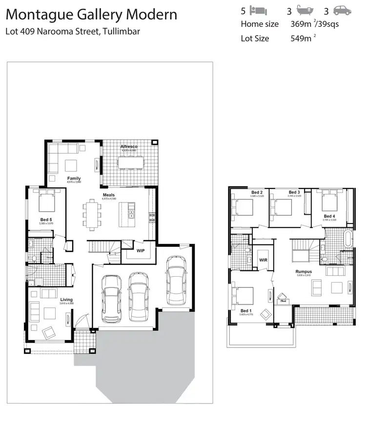 Floorplan of Homely house listing, Lot 409 Narooma Street, Tullimbar NSW 2527
