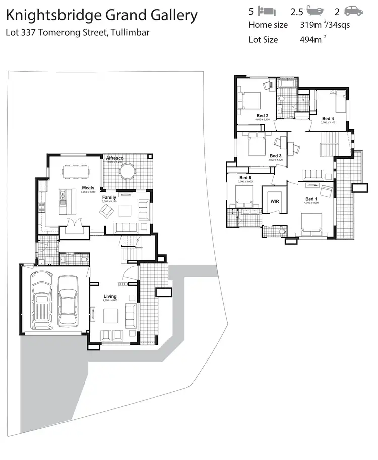 Floorplan of Homely house listing, Lot 337 Tomerong Street, Tullimbar NSW 2527