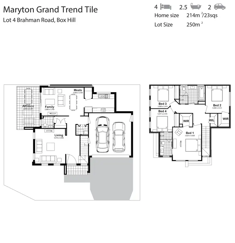 Floorplan of Homely house listing, Lot 4 Brahman Road, Box Hill NSW 2765