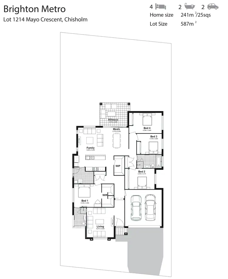 Floorplan of Homely house listing, Lot 1214 Mayo Crescent, Chisholm NSW 2322