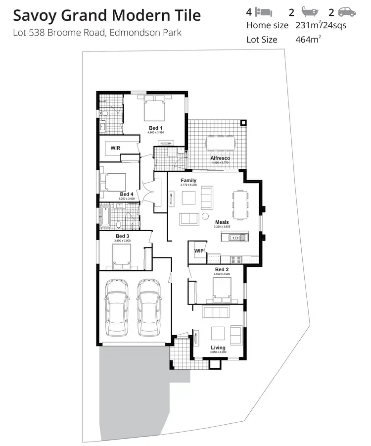 Floorplan of Homely house listing, Lot 538 Broome Road, Edmondson Park NSW 2174