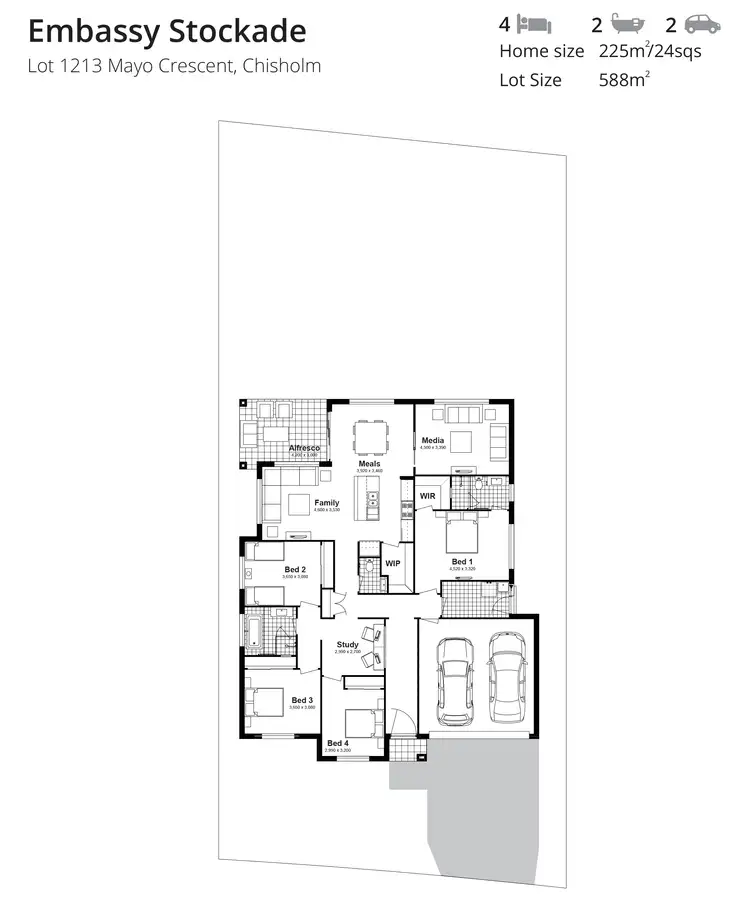 Floorplan of Homely house listing, Lot 1213 Mayo Crescent, Chisholm NSW 2322