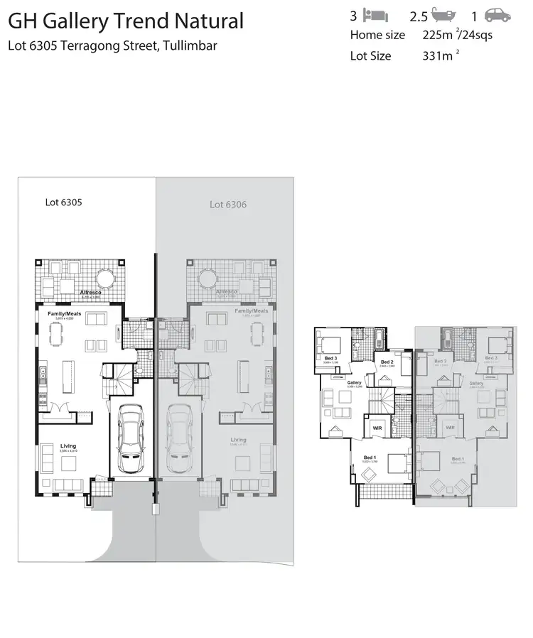Floorplan of Homely house listing, Lot 6305 Terragong Street, Tullimbar NSW 2527