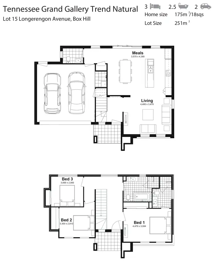 Floorplan of Homely house listing, Lot 15 Longerenong Avenue, Box Hill NSW 2765