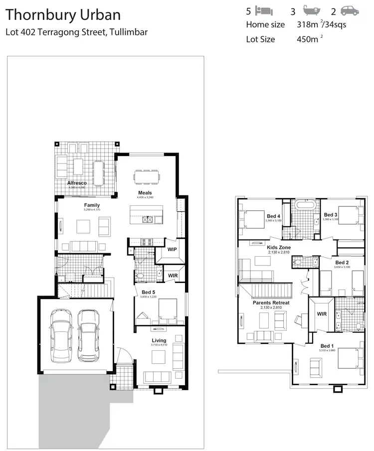 Floorplan of Homely house listing, Lot 402 Terragong Street, Tullimbar NSW 2527