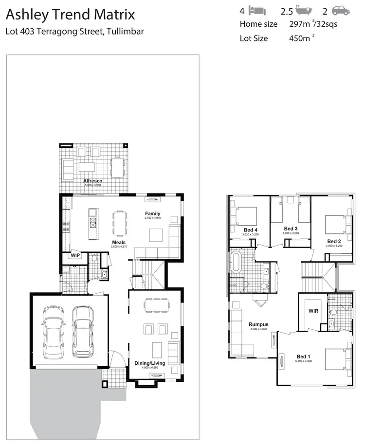 Floorplan of Homely house listing, Lot 403 Terragong Street, Tullimbar NSW 2527