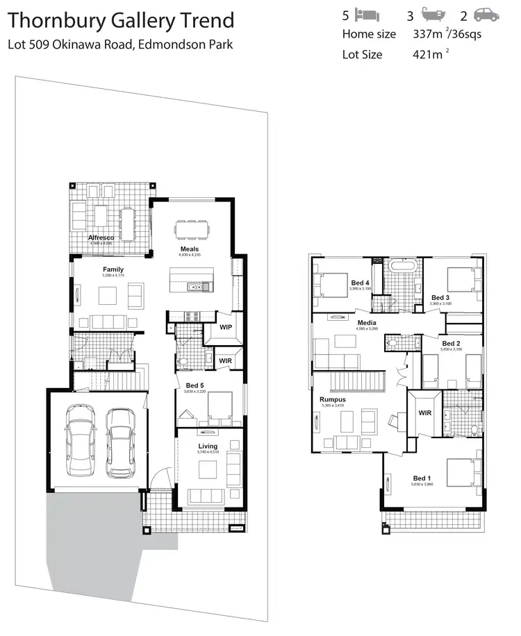 Floorplan of Homely house listing, Lot 509 Okinawa Road, Edmondson Park NSW 2174