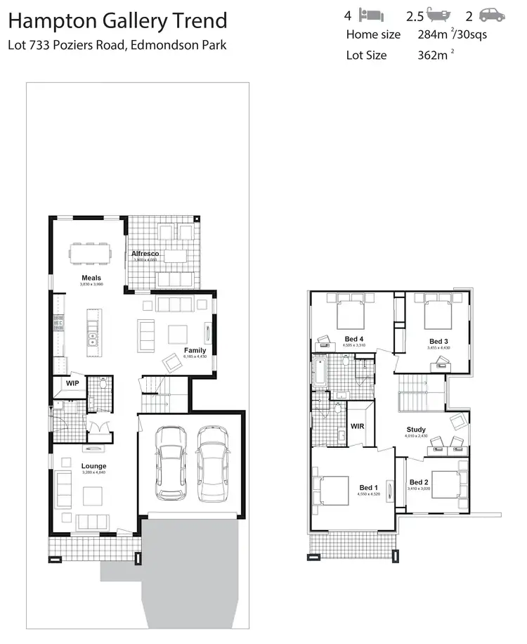 Floorplan of Homely house listing, Lot 733 Poziers Road, Edmondson Park NSW 2174