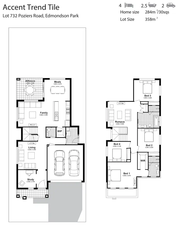 Floorplan of Homely house listing, Lot 732 Poziers Road, Edmondson Park NSW 2174