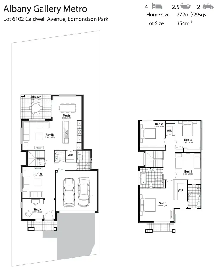 Floorplan of Homely house listing, Lot 6102 Caldwell Avenue, Edmondson Park NSW 2174