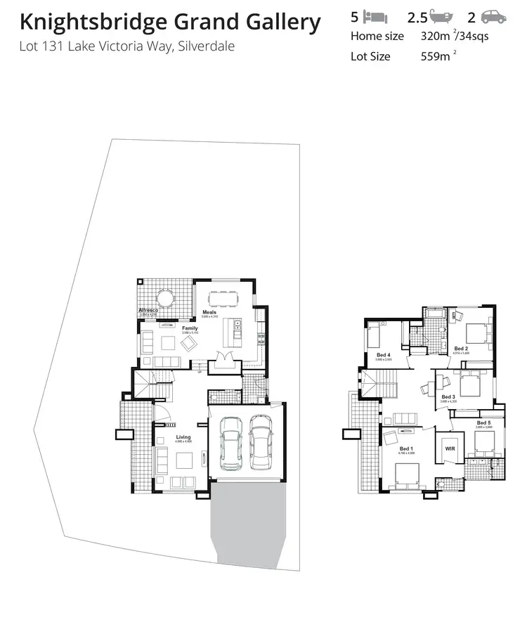 Floorplan of Homely house listing, Lot 131 Lake Victoria Way, Silverdale NSW 2752