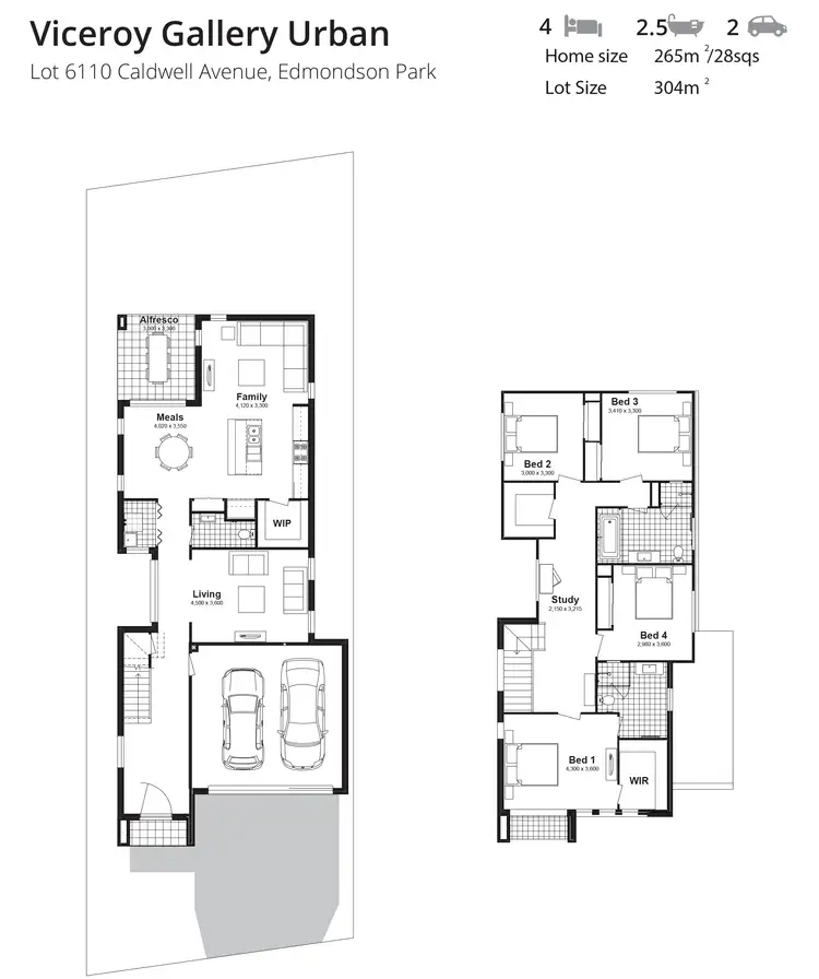Floorplan of Homely house listing, Lot 6110 Caldwell Avenue, Edmondson Park NSW 2174
