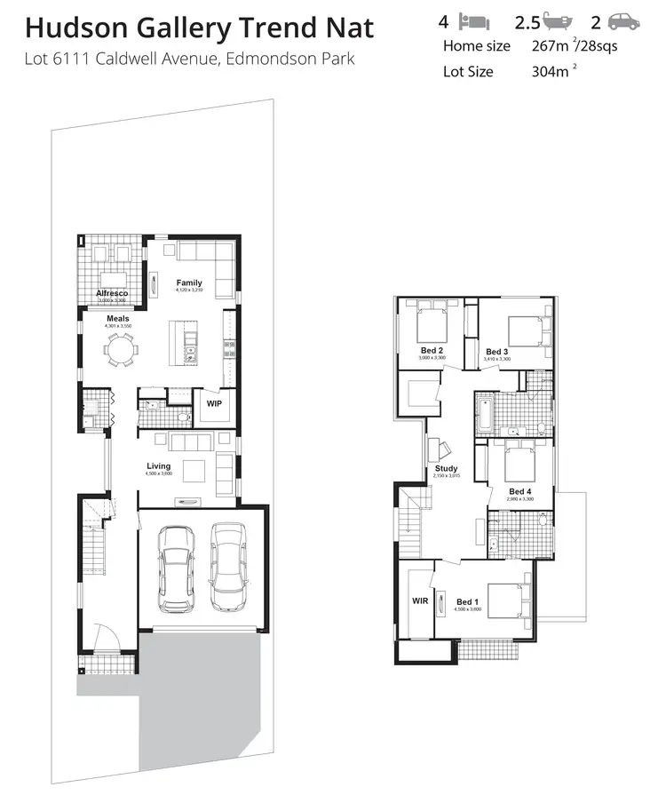Floorplan of Homely house listing, Lot 6111 Caldwell Avenue, Edmondson Park NSW 2174