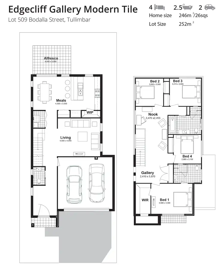 Floorplan of Homely house listing, Lot 509 Bodalla Street, Tullimbar NSW 2527