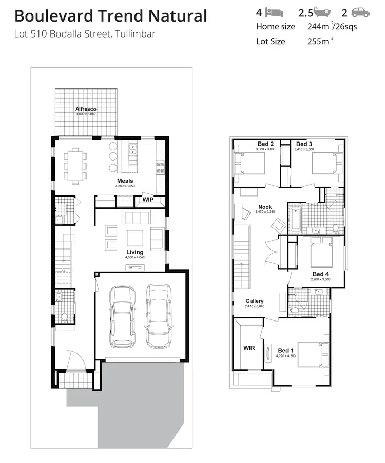 Floorplan of Homely house listing, Lot 510 Bodalla Street, Tullimbar NSW 2527