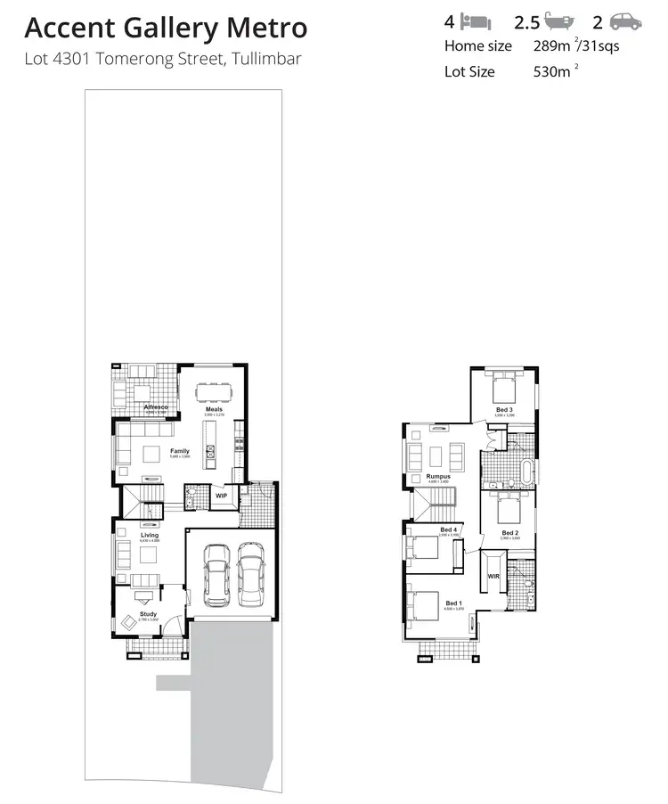 Floorplan of Homely house listing, Lot 4301 Tomerong Street, Tullimbar NSW 2527