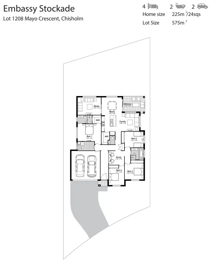 Floorplan of Homely house listing, Lot 1208 Mayo Crescent, Chisholm NSW 2322
