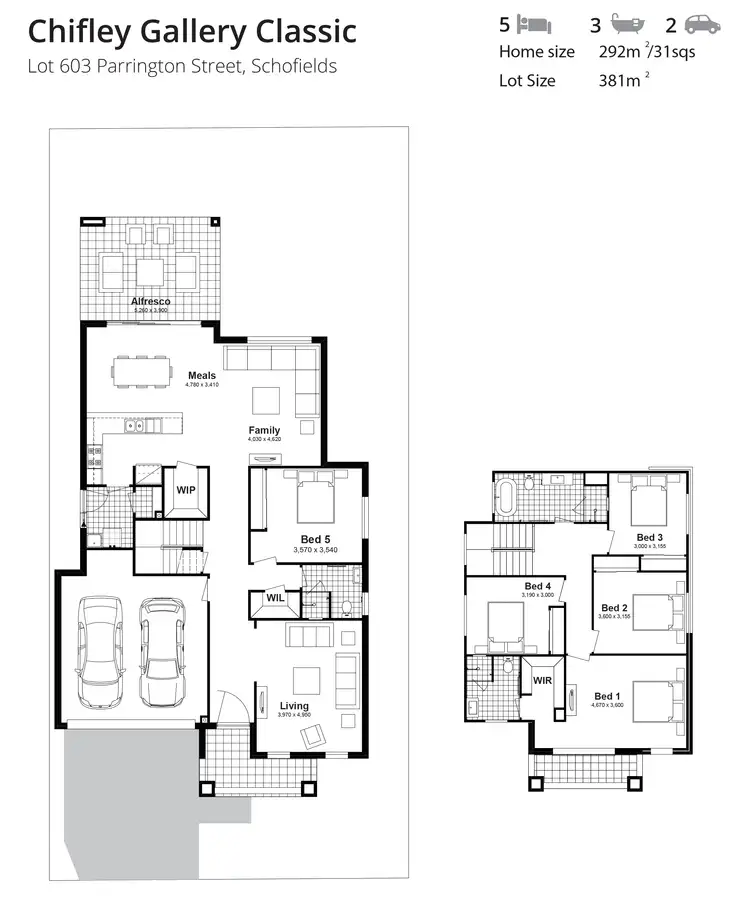 Floorplan of Homely house listing, Lot 603 Parrington Street, Schofields NSW 2762