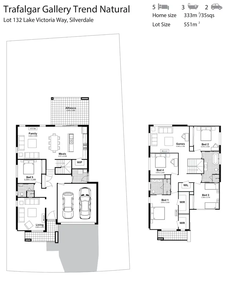 Floorplan of Homely house listing, Lot 132 Lake Victoria Way, Silverdale NSW 2752