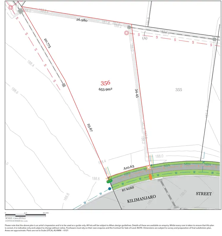 Floorplan of Homely land listing, LOT 356, Lot 356 Kilimanjaro Streets, Silverdale NSW 2752