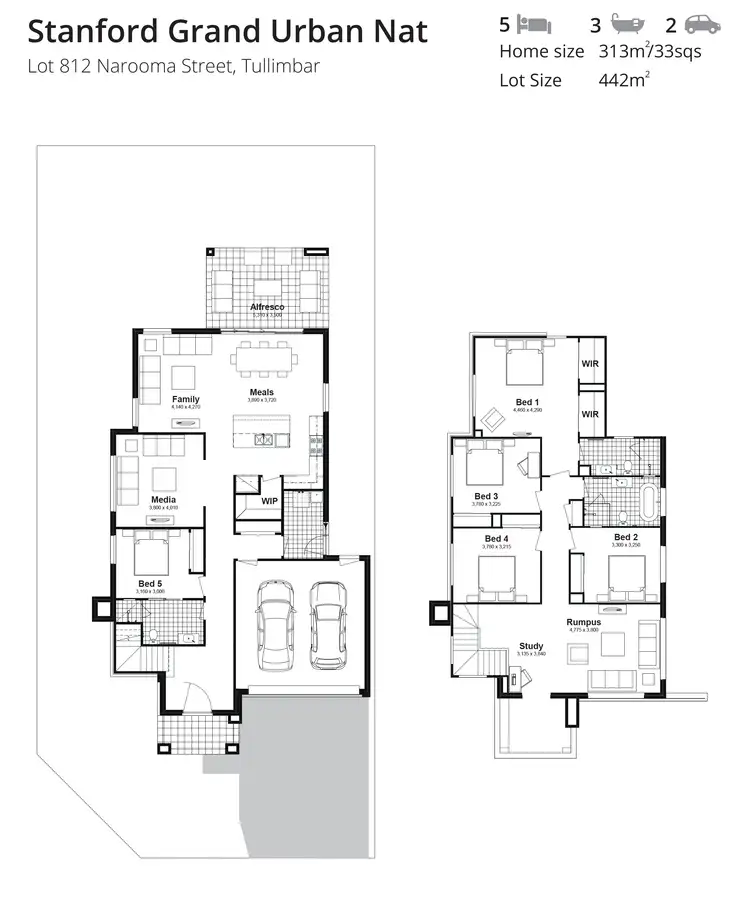 Floorplan of Homely house listing, Lot 812 Narooma Street, Tullimbar NSW 2527