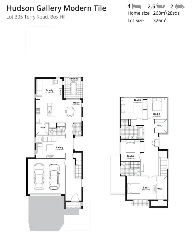 Floorplan of Homely house listing, Lot 305 Terry Road, Box Hill NSW 2765