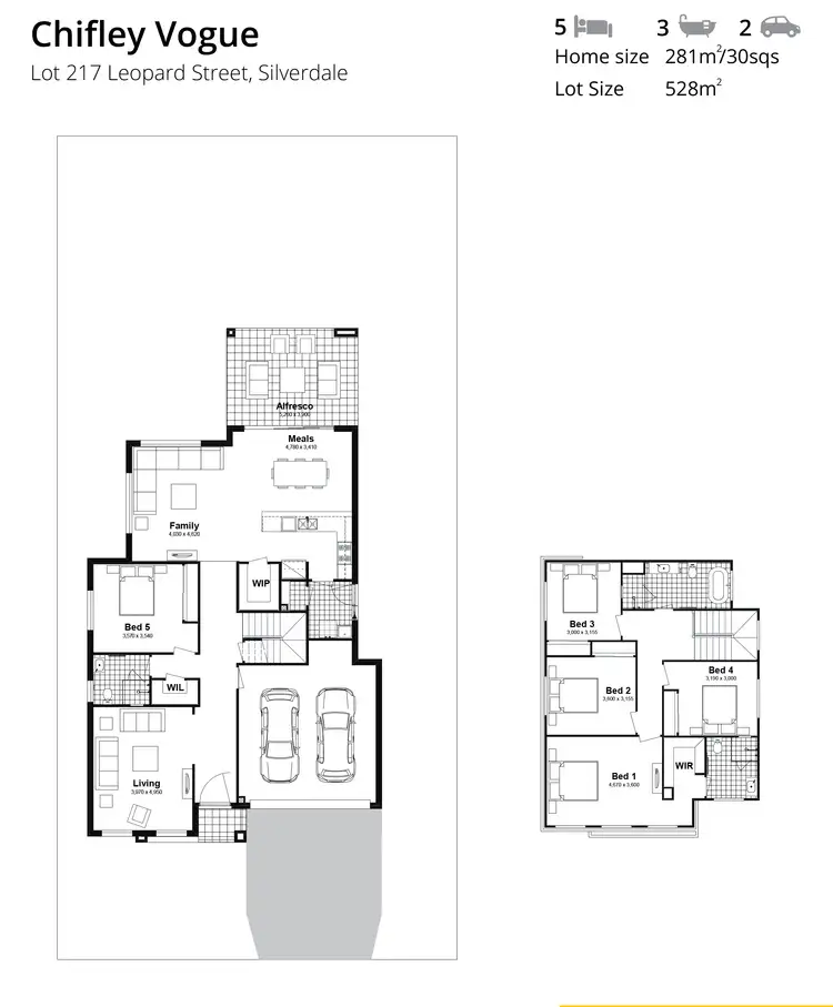 Floorplan of Homely house listing, Lot 217 Leopard Street, Silverdale NSW 2752