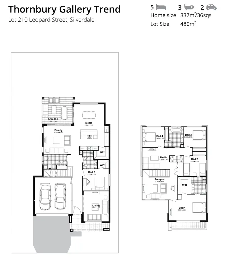 Floorplan of Homely house listing, Lot 210 Leopard Street, Silverdale NSW 2752