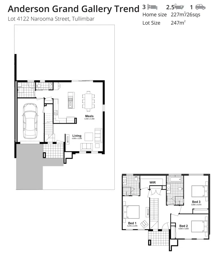 Floorplan of Homely house listing, Lot 4122 Terragong Street, Tullimbar NSW 2527