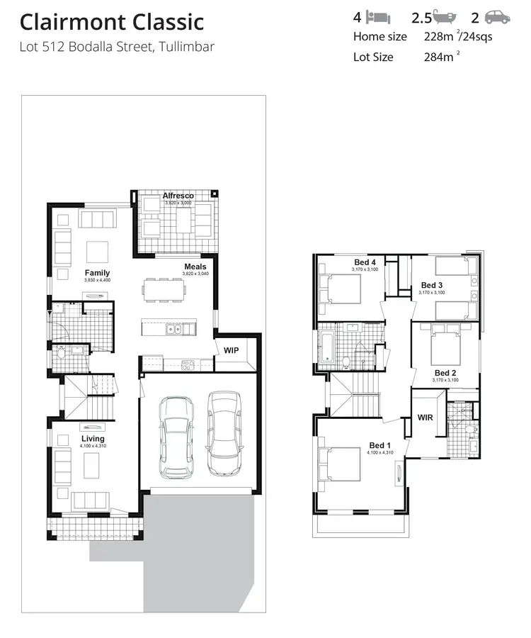 Floorplan of Homely house listing, Lot 512 Bodalla Street, Tullimbar NSW 2527